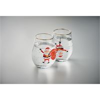 SET DI 2 BICCHIERI DI NATALE